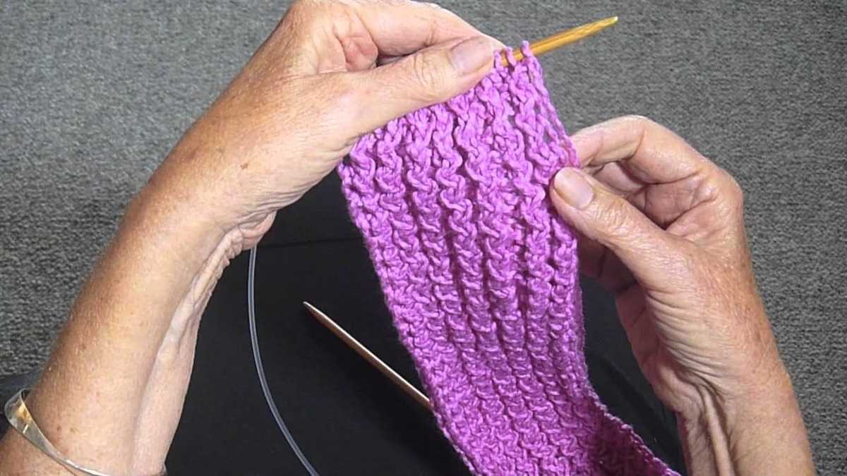 Rick rack knit scarf pattern