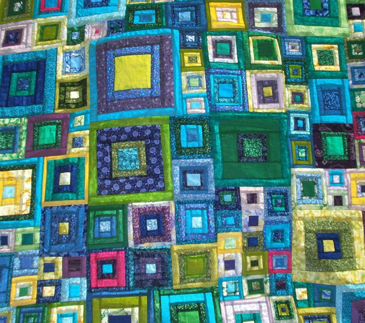 Knit quilt square patterns