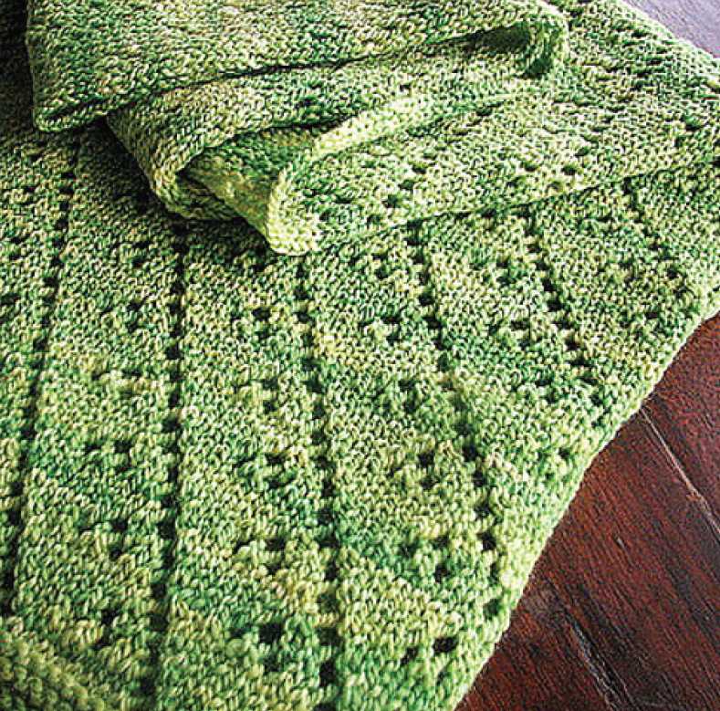 Basic knitted scarf pattern