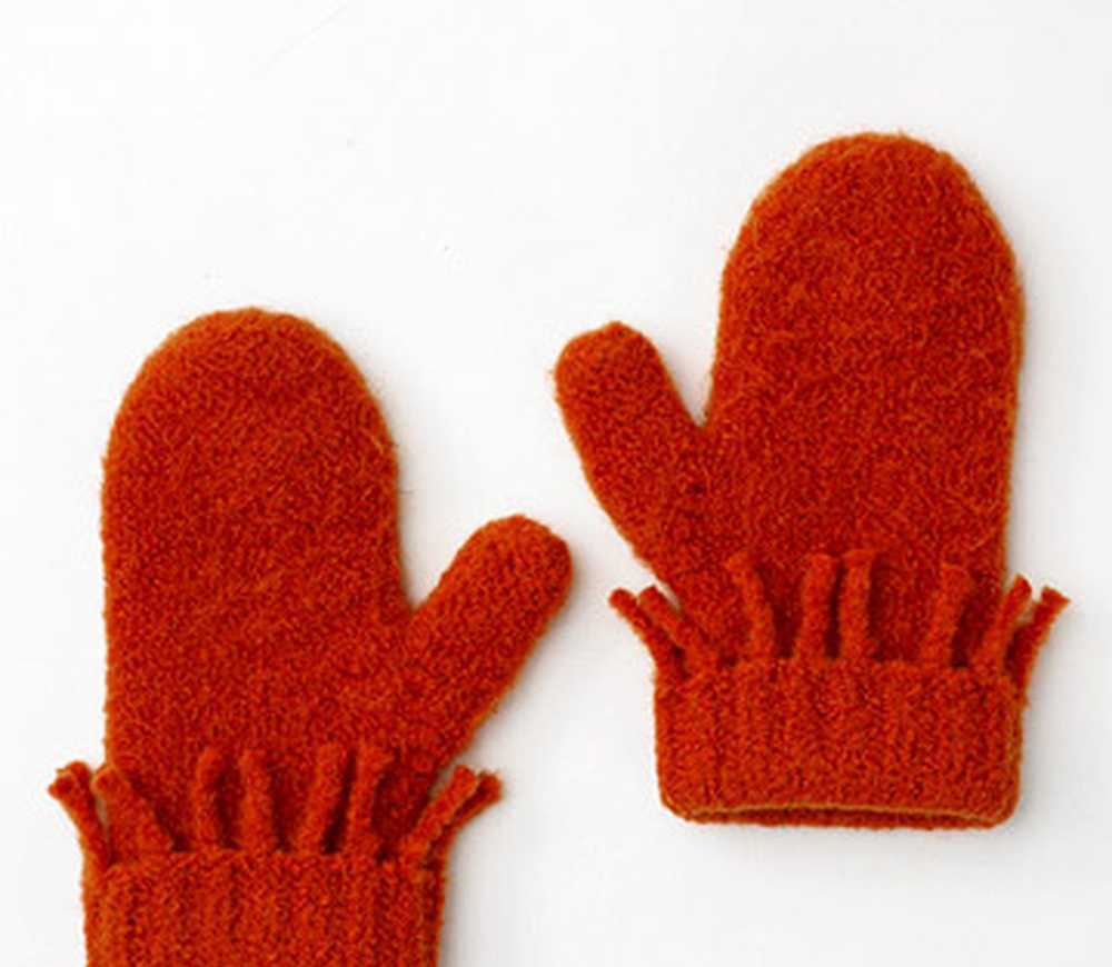 Felted mittens knitting pattern