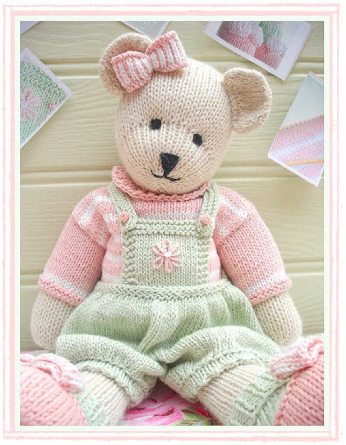 Teddy bear jumper knitting pattern