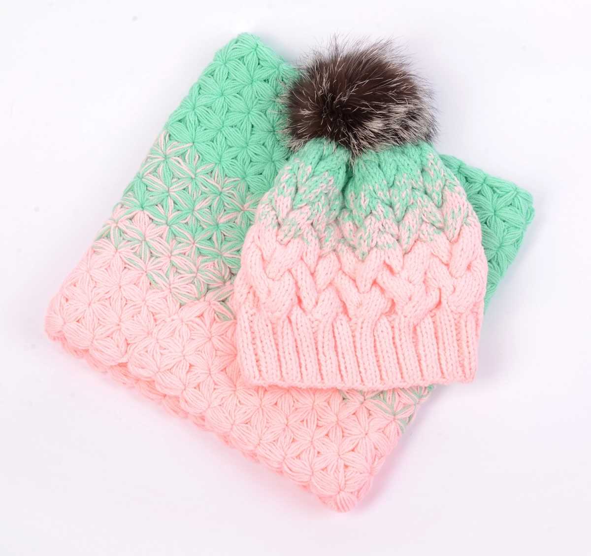 Ombre knit hat pattern