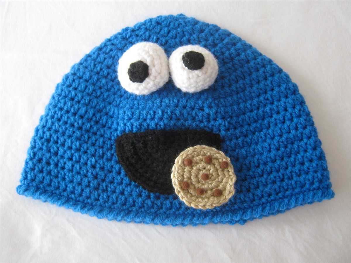 Cookie monster knit hat pattern