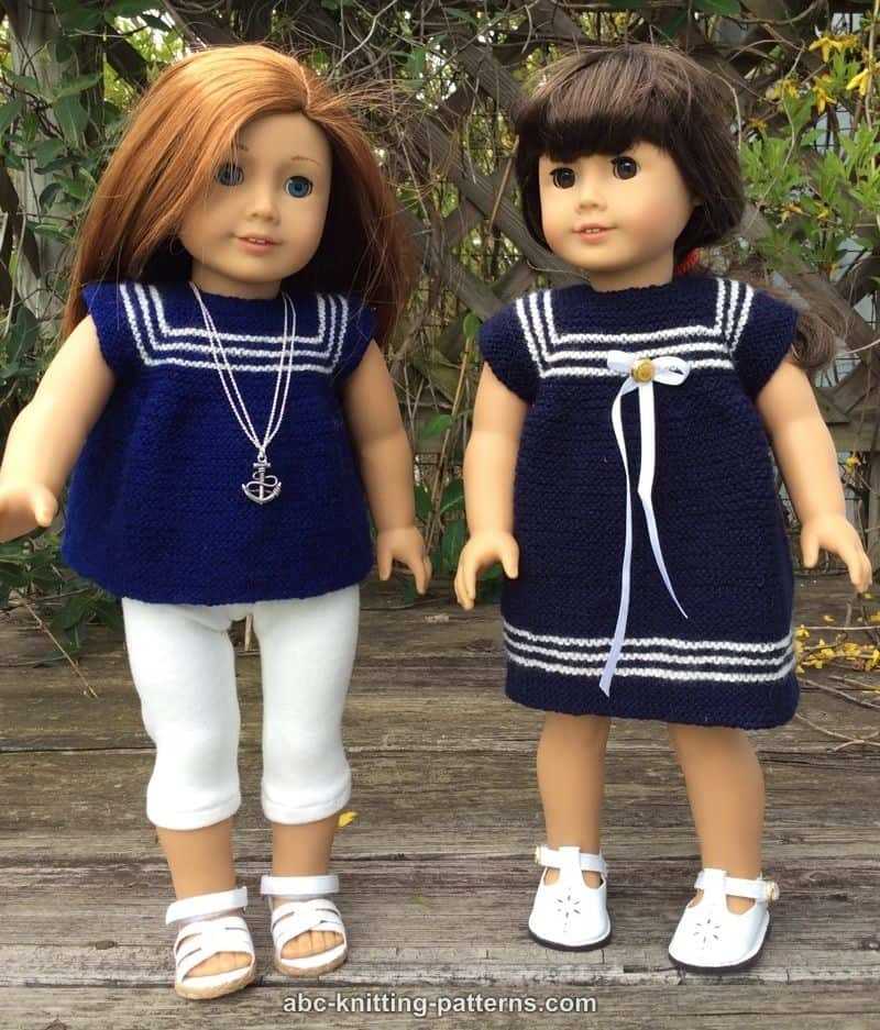 Free knitting patterns for american doll