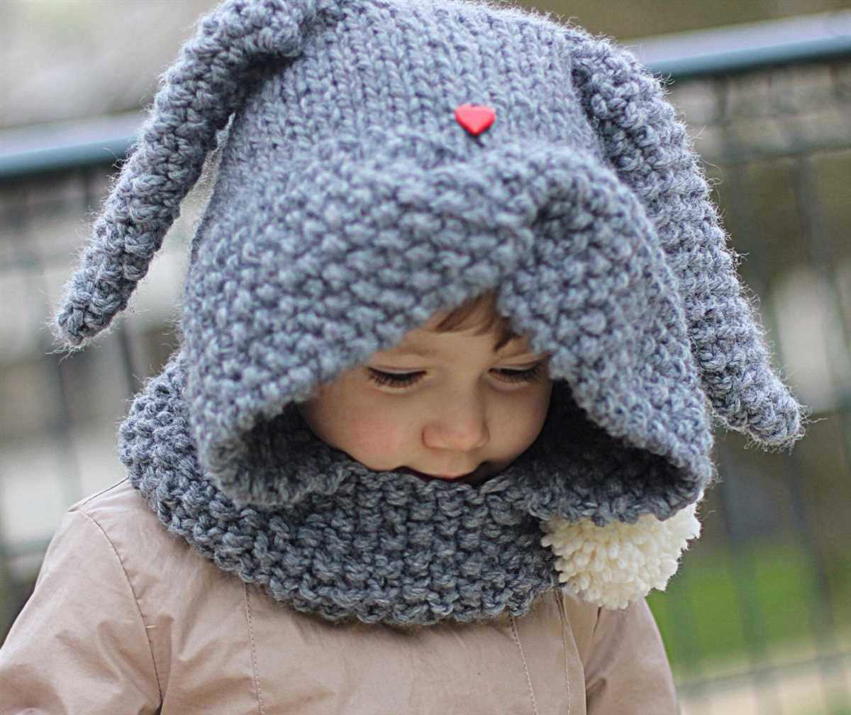 Animal hood knitting pattern