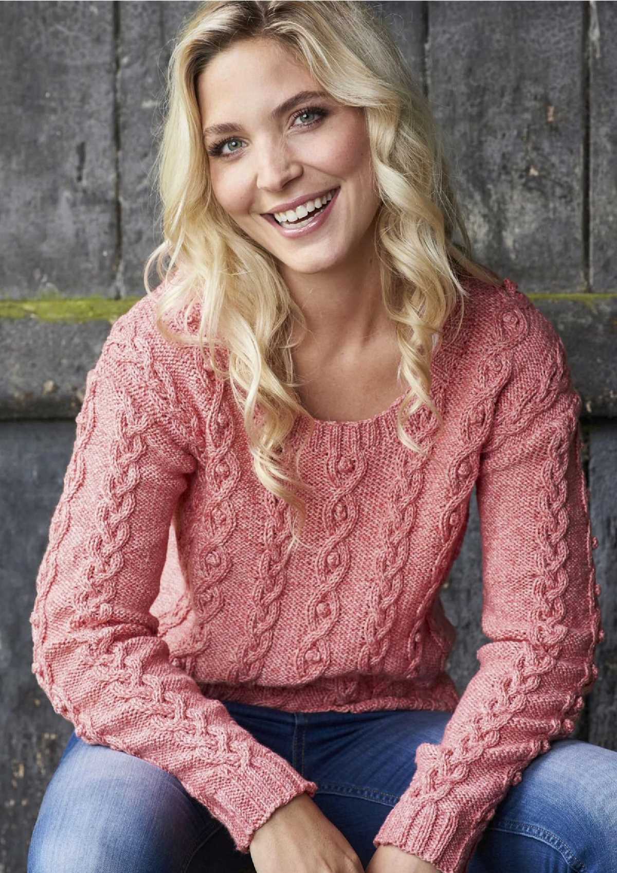 Knit pullover sweater pattern free