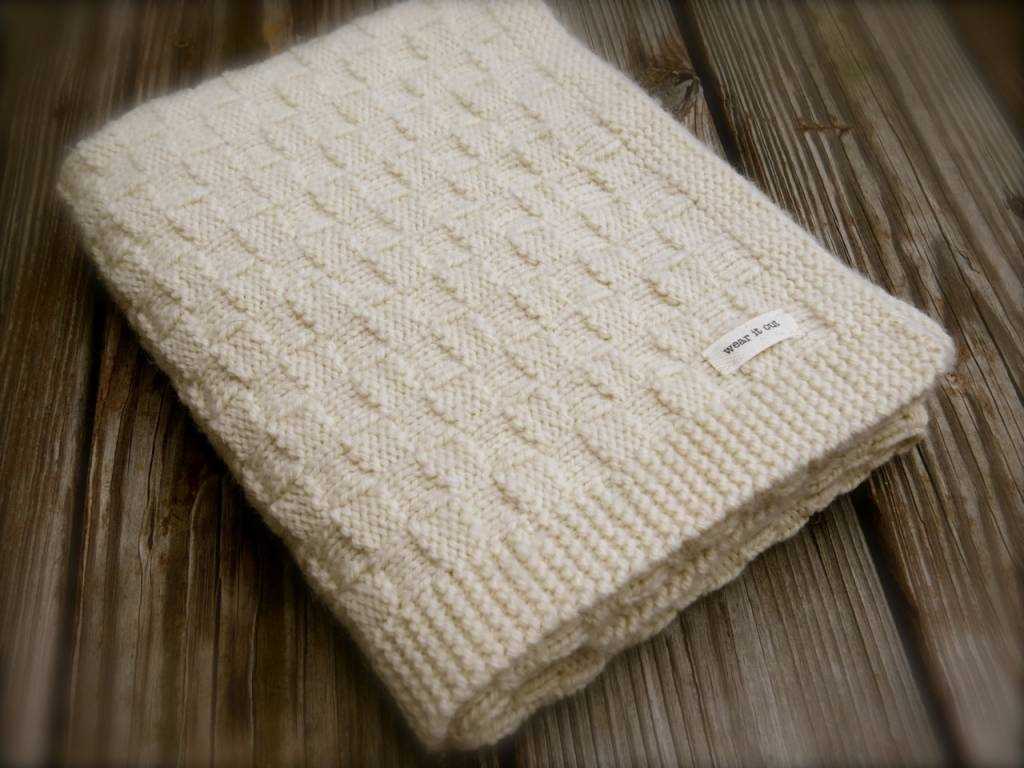 Knitting pattern blanket