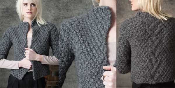 Free knitting patterns long jacket