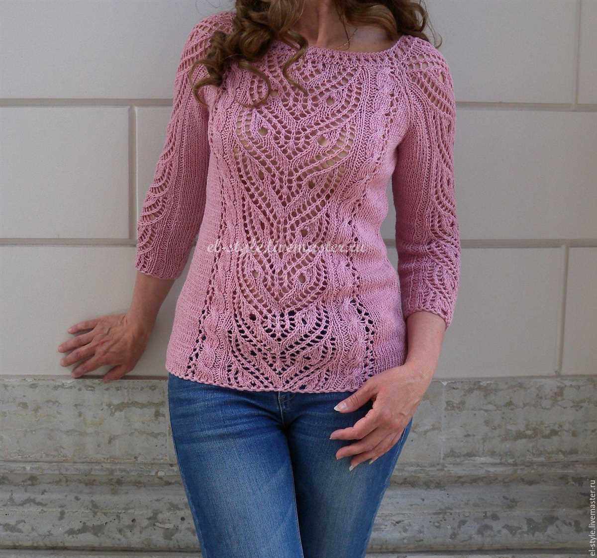 Fishtail knitting pattern