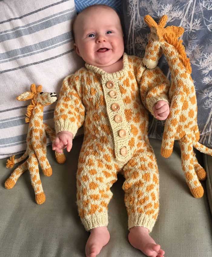Knitted onesie pattern