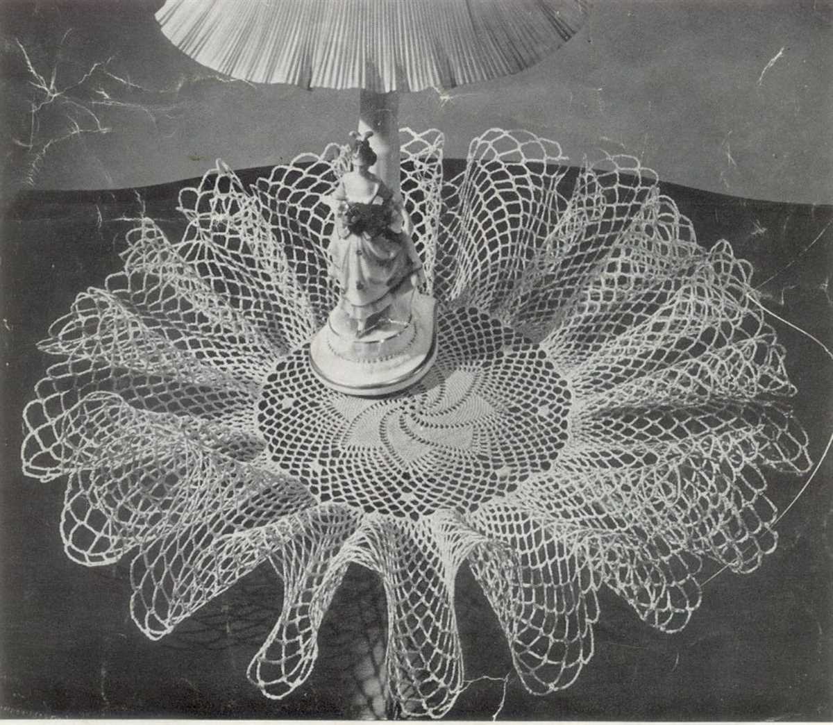 Knit doily pattern