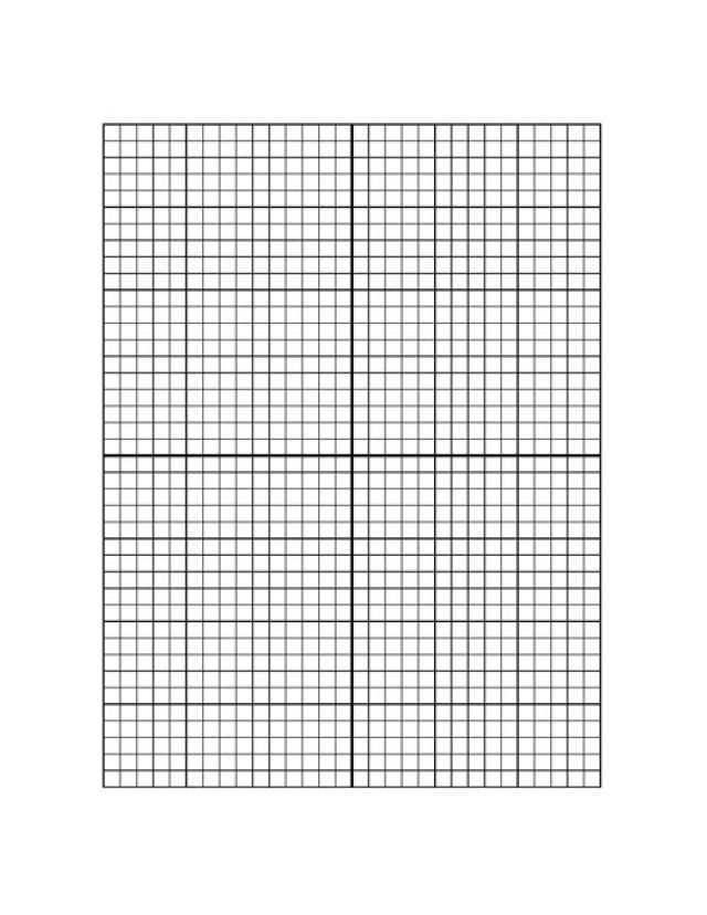 Knitting pattern grid paper