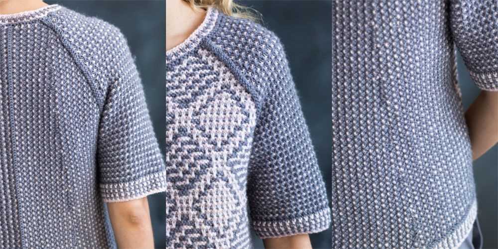 Open knit crochet sweater pattern