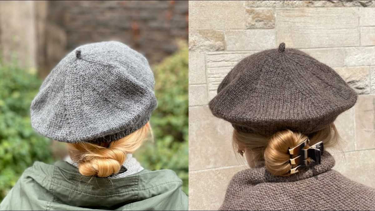Simple beret knitting pattern