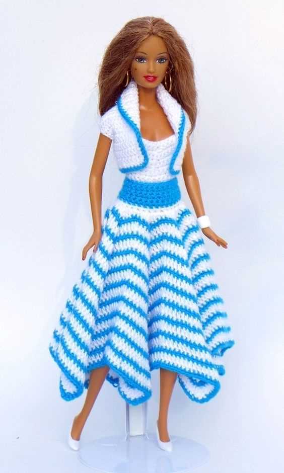 Knitted barbie doll dress patterns