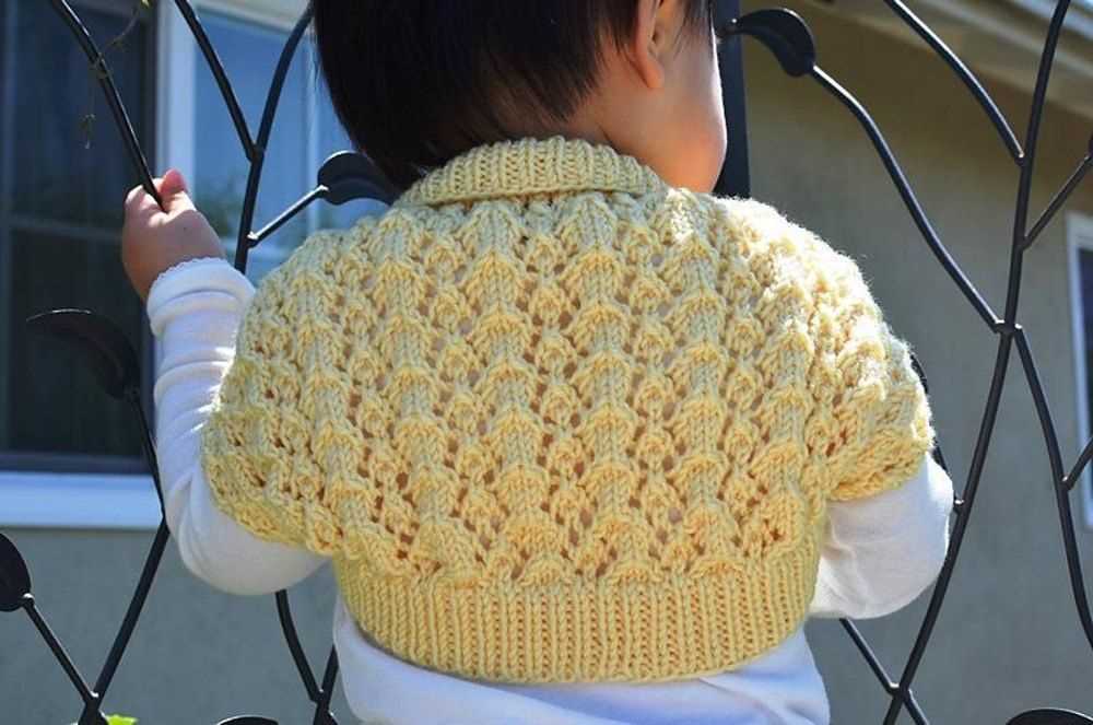 Knit shrug pattern easy