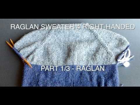 Knitting pattern top down raglan sweater
