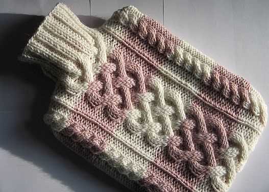 Free hot water bottle knitting pattern
