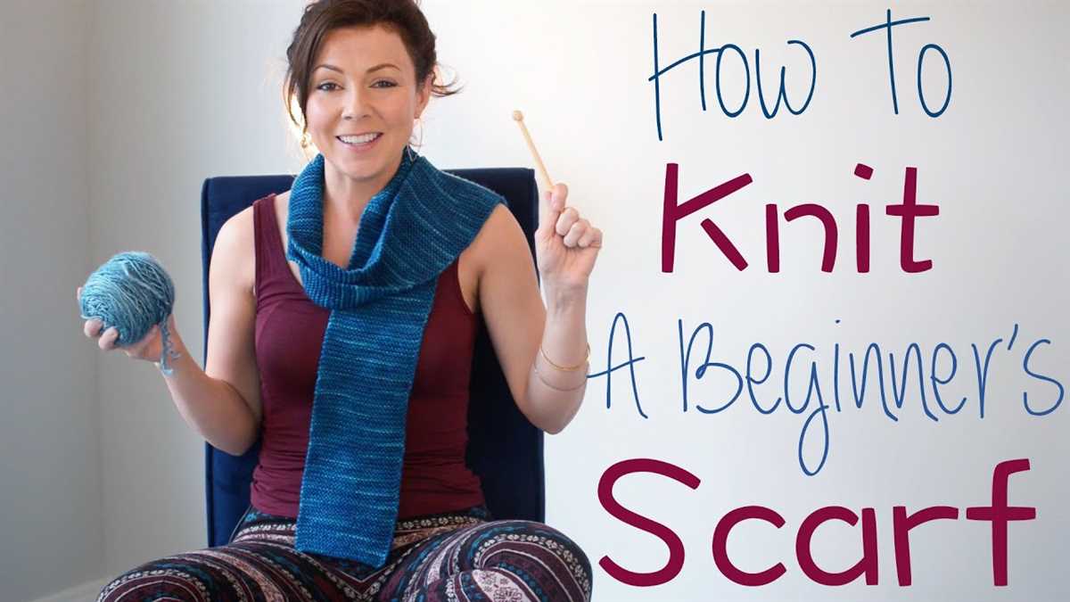 Easy beginner easy scarf knitting patterns
