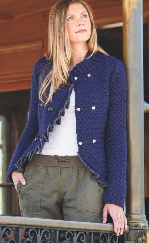 Knitting patterns for cardigans and jackets