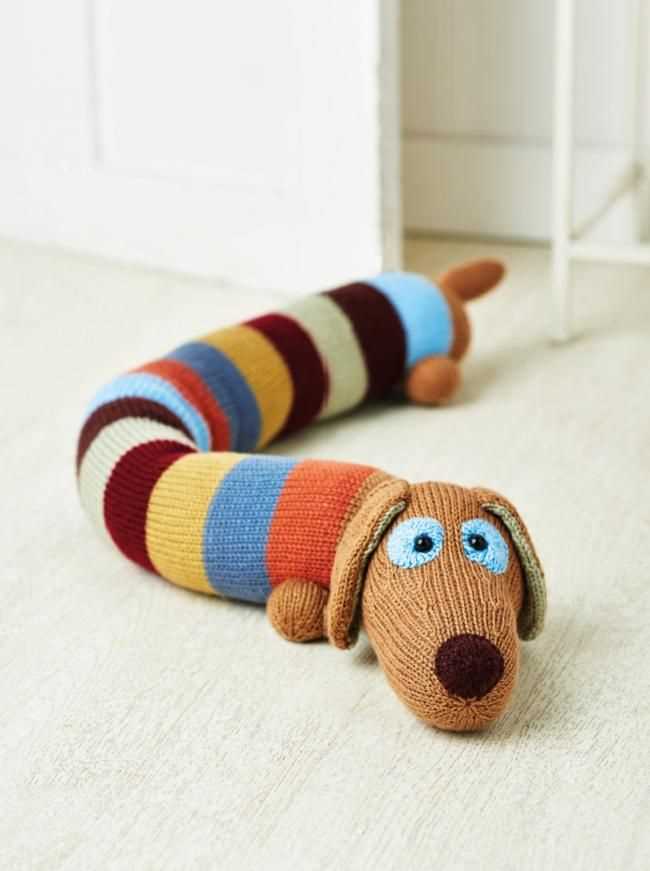 Easy knitted dog toy pattern