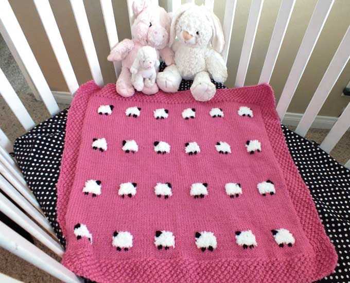 Knitted baby blankets patterns