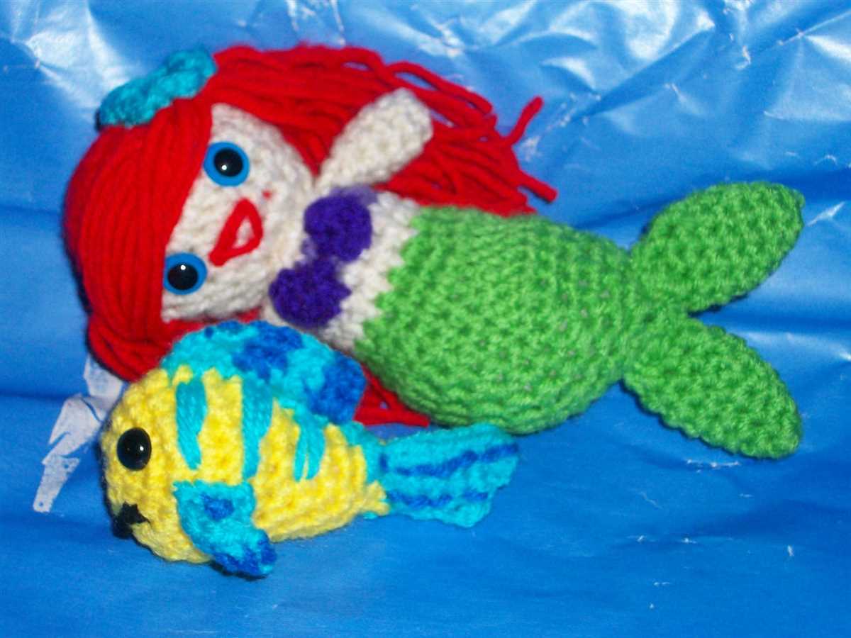 Little mermaid knitting pattern