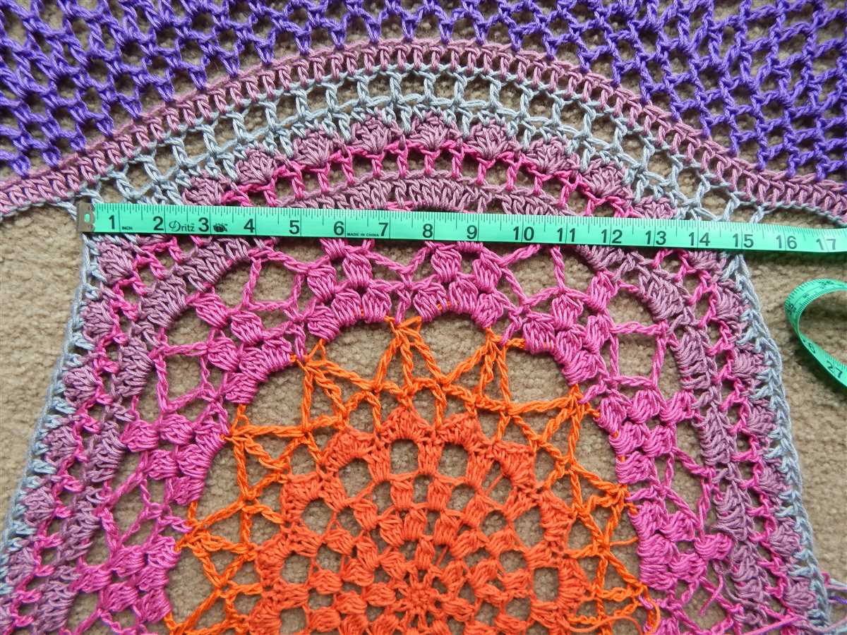 Knitted circular jacket pattern