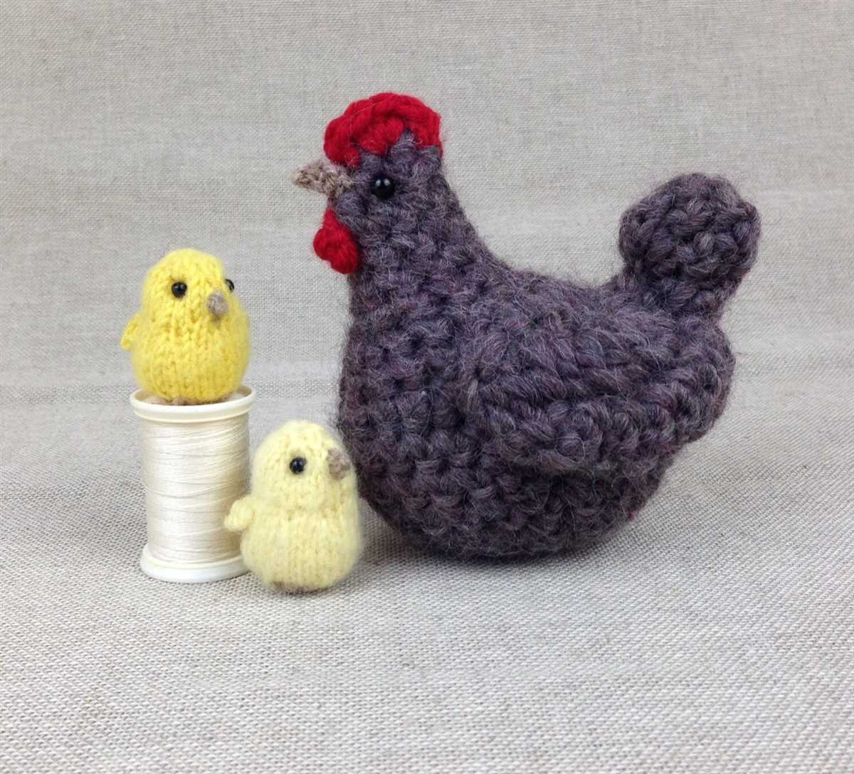 Knitting patterns for chickens
