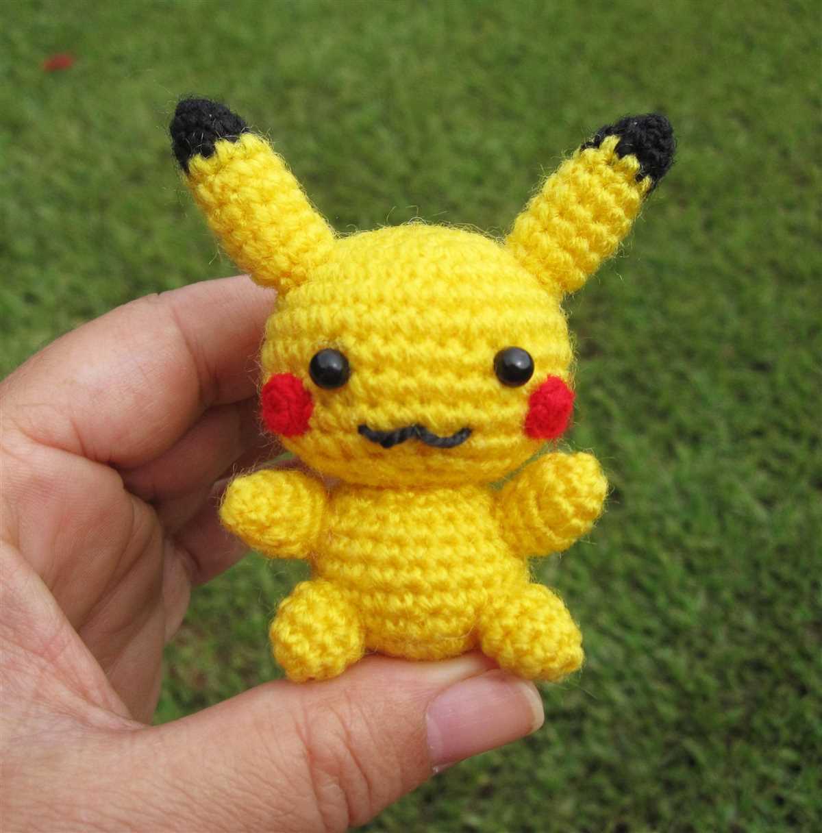 Pikachu knitting pattern