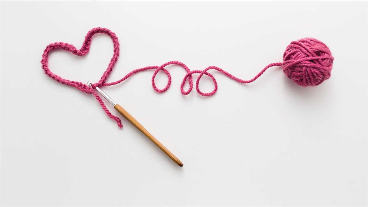 Knit small heart pattern