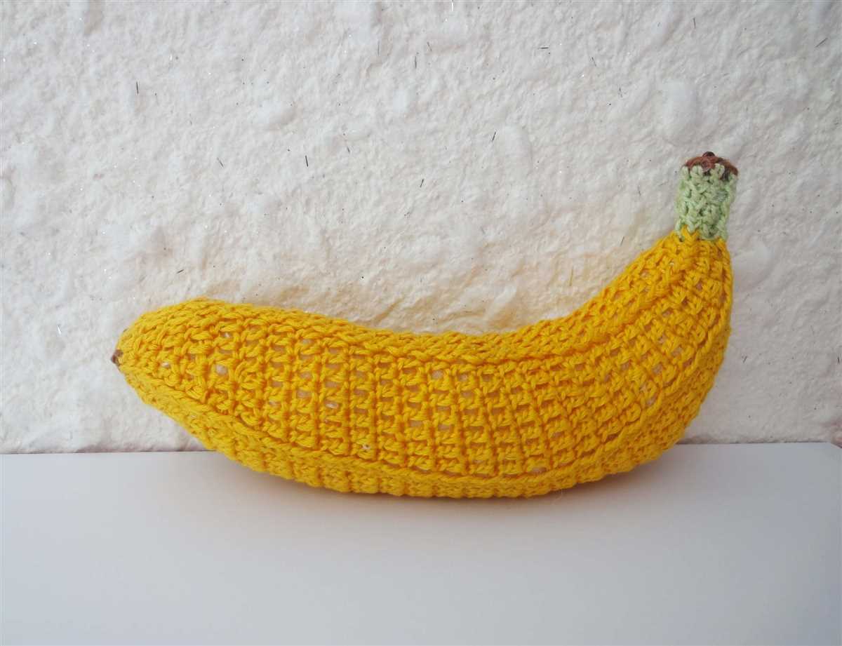 Banana knitting pattern free