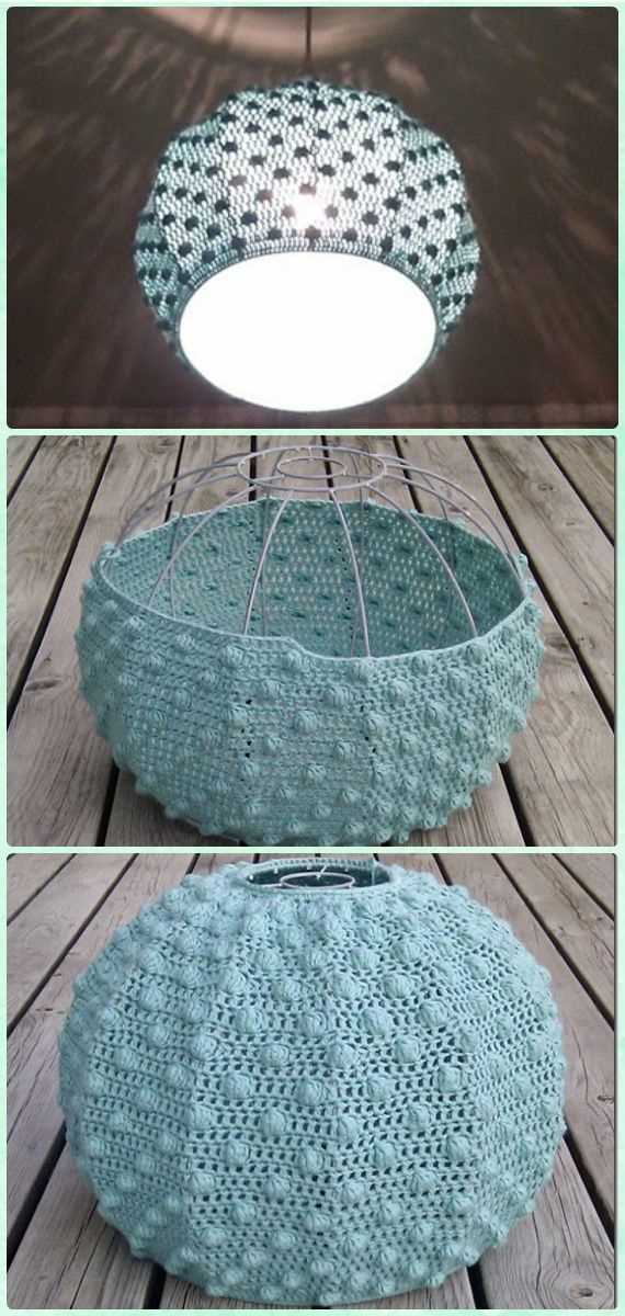 Knitted lampshade pattern