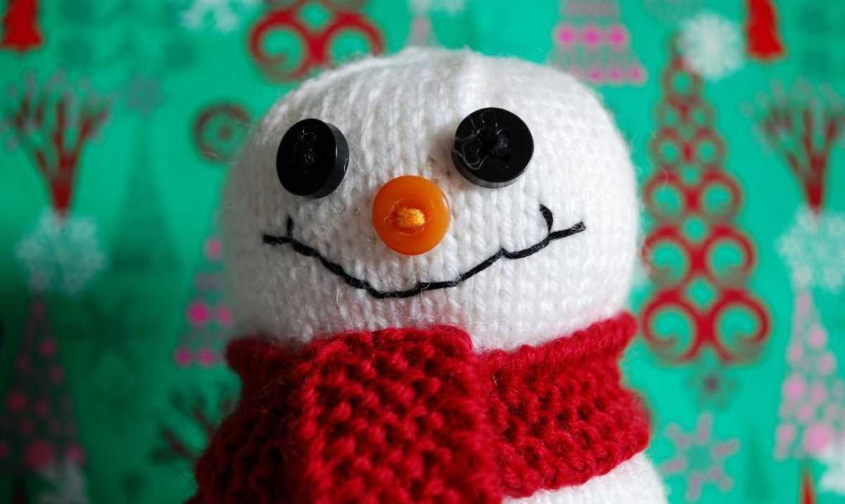 Knitting snowman free pattern