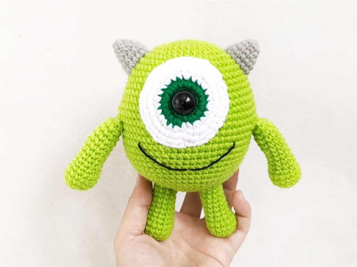 Mike wazowski knitting pattern