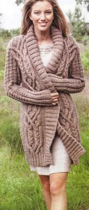 Ladies chunky cardigan knitting patterns