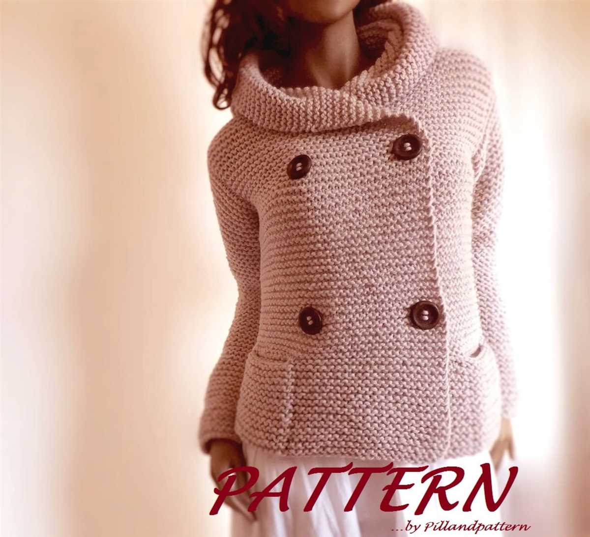 Chunky knit hoodie pattern