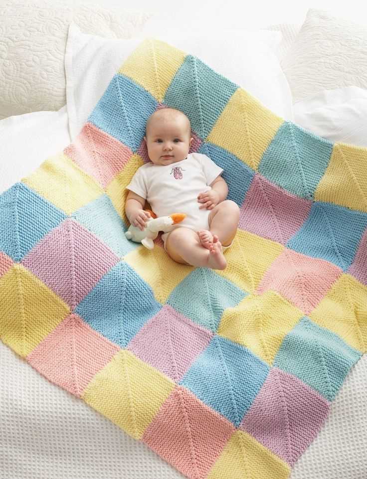 Knit baby blanket pattern easy free