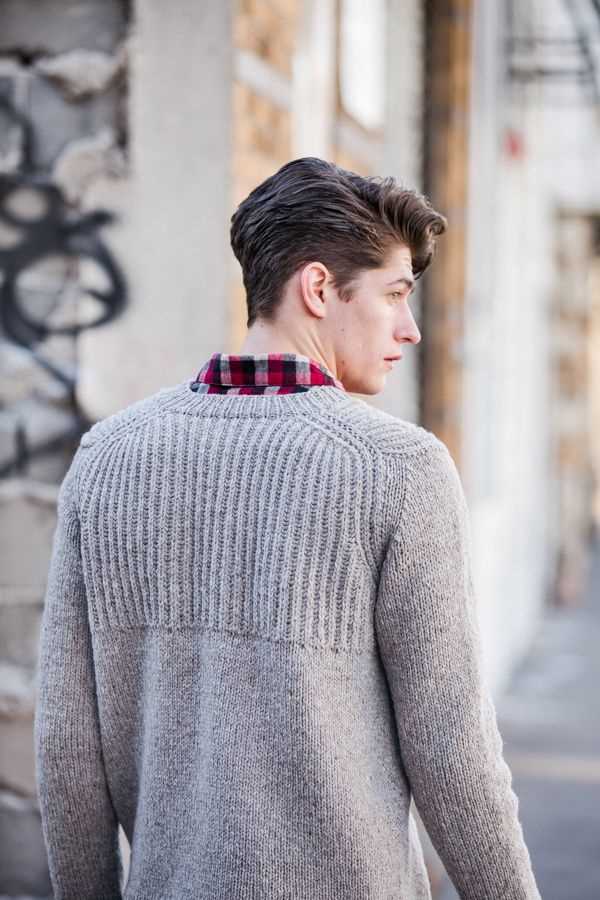 Mens sweater pattern knit in the round