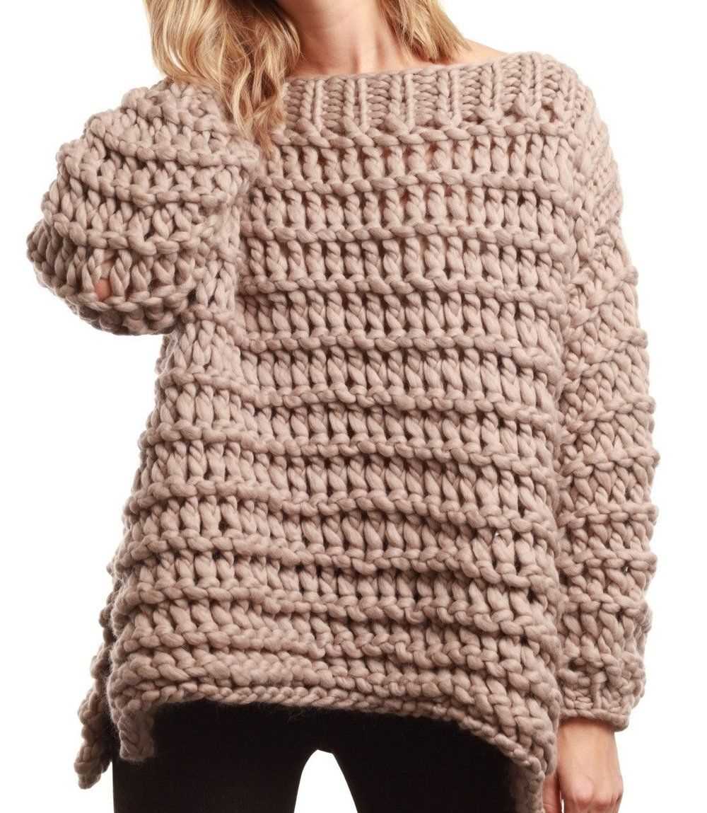 Open knit crochet sweater pattern