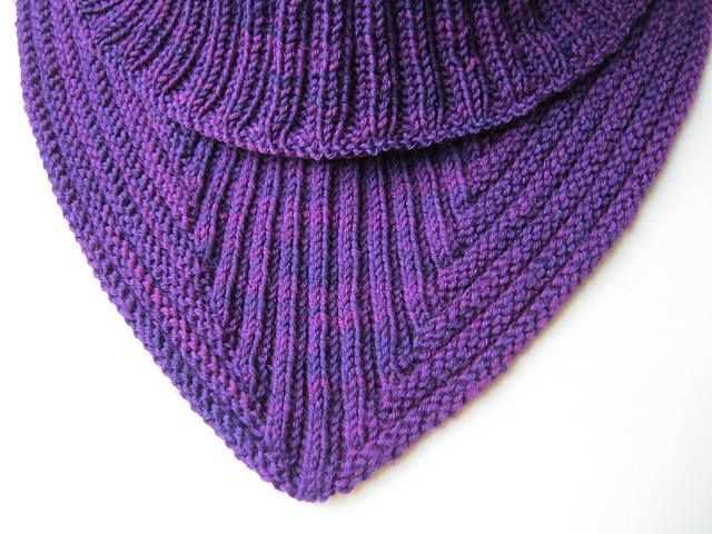 Boat neck knitting pattern
