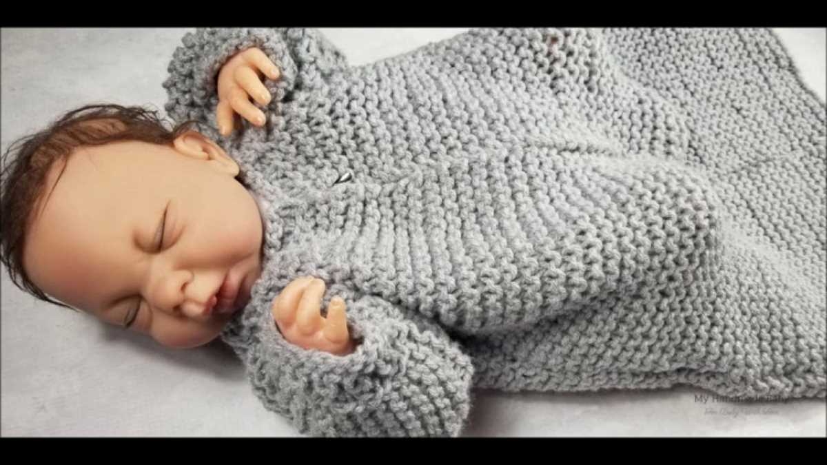 Baby sleep sack knitting pattern