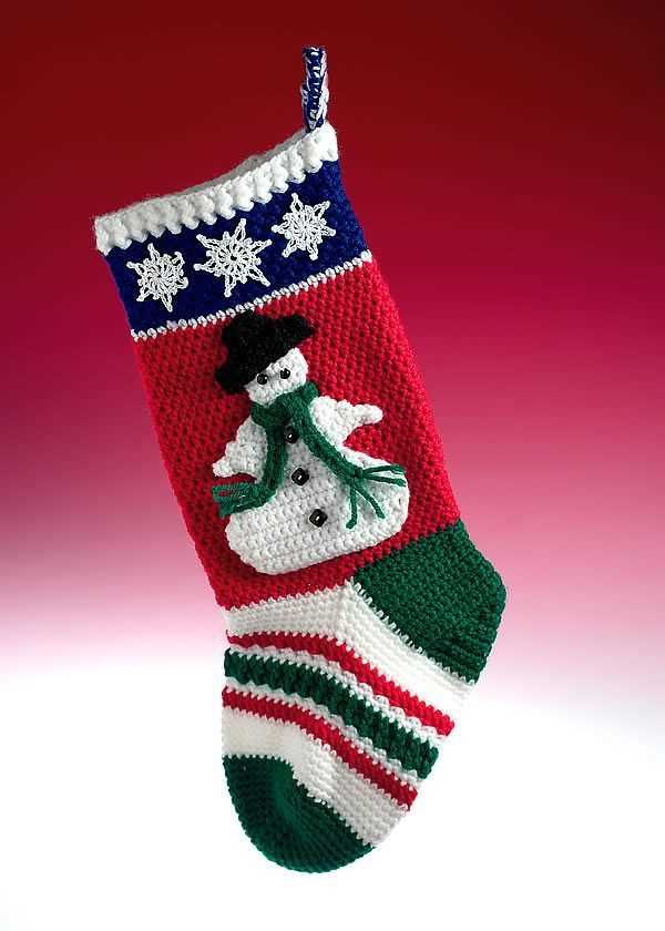 Fisherman knit christmas stocking pattern