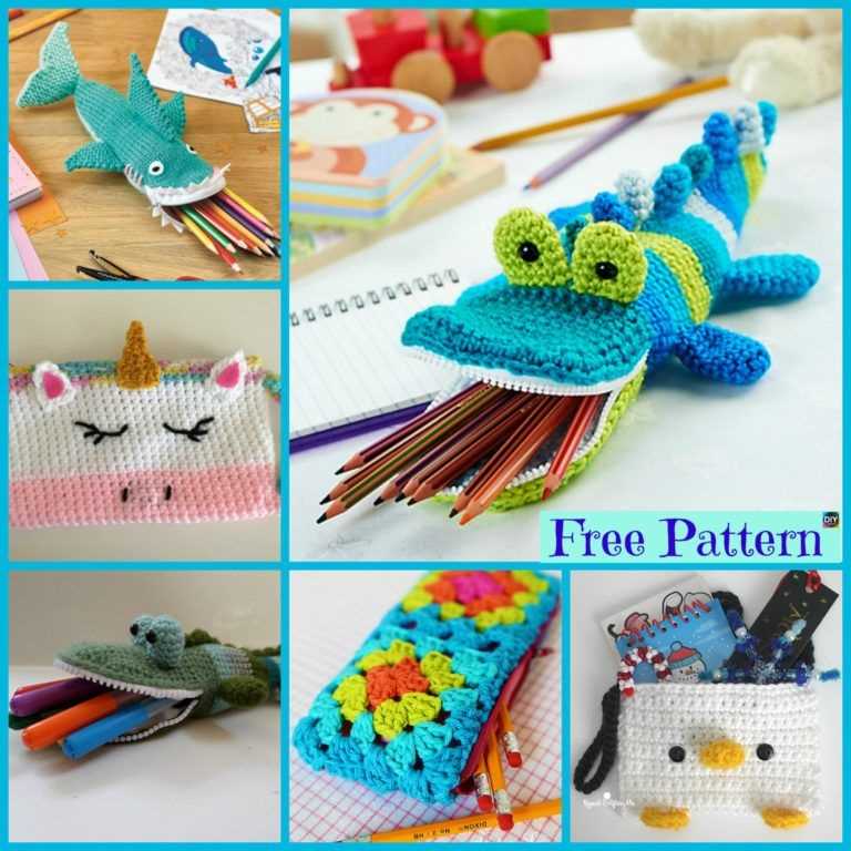 Create your own unique knitted pencil case with this pattern! Knitted pencil case pattern