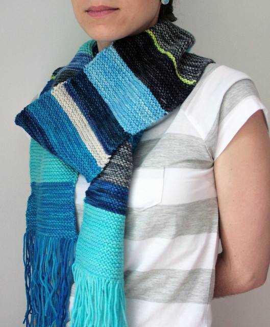 Knitting scarf patterns 5mm needles