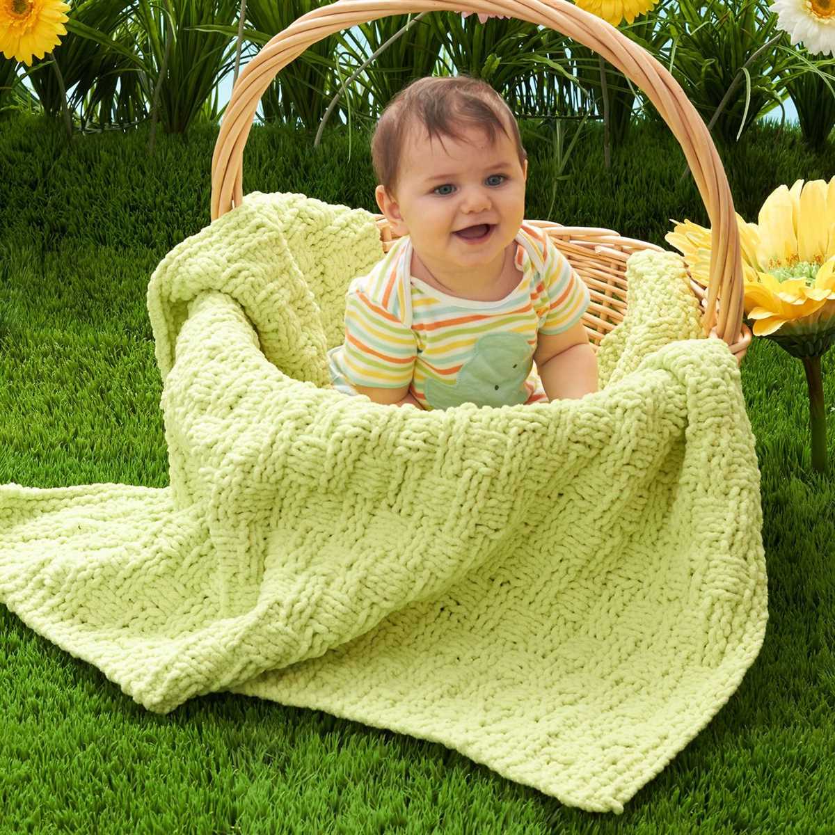 Bernat baby blanket yarn knit patterns free