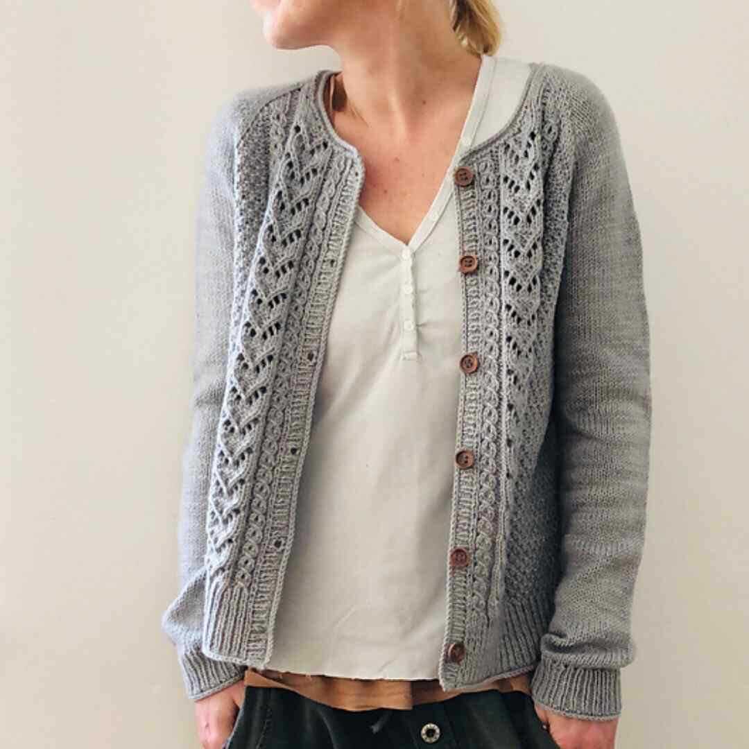 Knit cardigan sweater patterns free