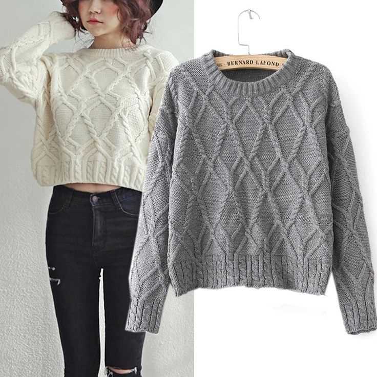 Oversized cable knit sweater pattern