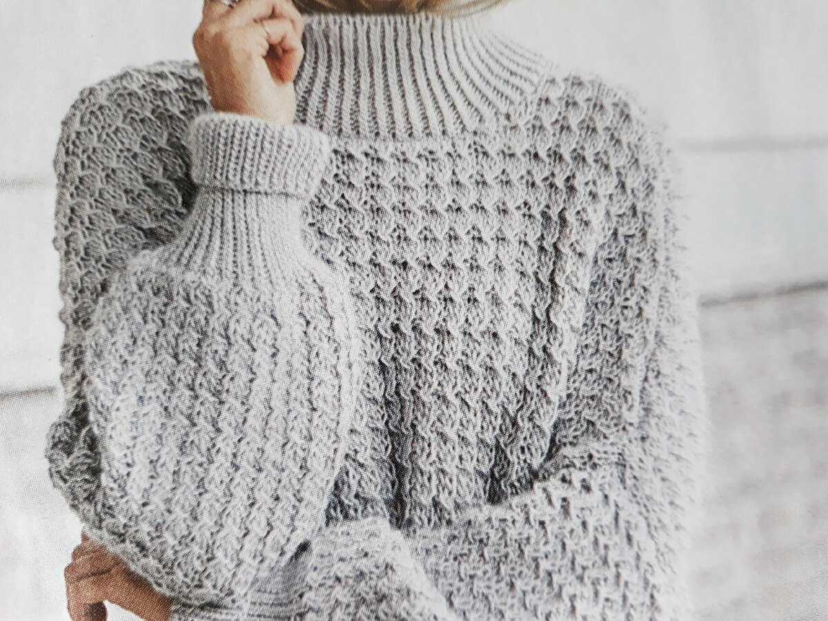 Oversized tunic knitting pattern
