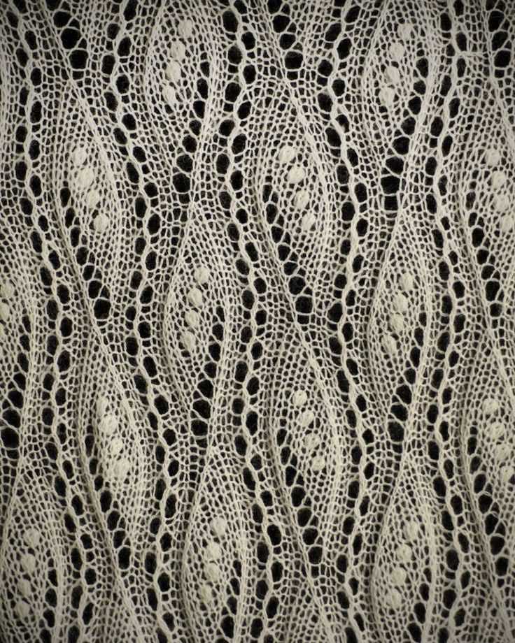 Gothic lace knitting pattern